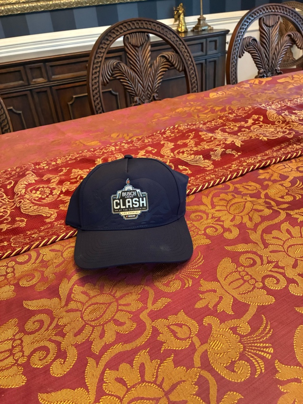 Nascar Navy Embroidered Racing Hat